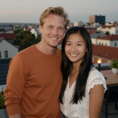 Markus and Wei, German-Chinese couple who met through asian dating site OnlineDatingPortfolio